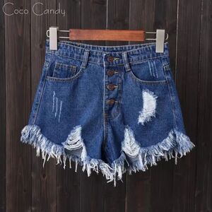 🆕High Waist Jean Denim Shorts